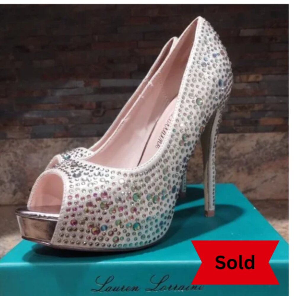 Crystal Studded high heels